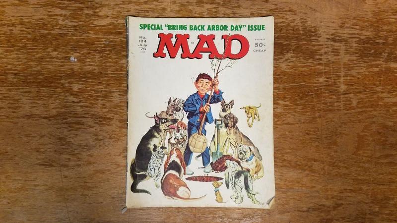 Mad Magazine # 184 July 1976 Special Bring Back Arbor Day Issue Vintage BW1