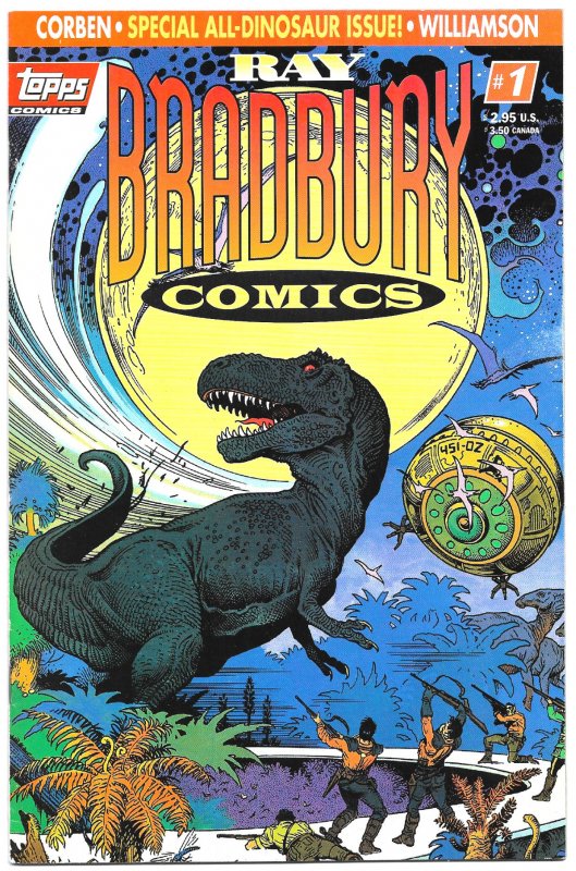 RAY BRADBURY COMICS #1(Feb1993) 9.0VF/NM • All DINOSAUR Issue! • 3 FreeCards