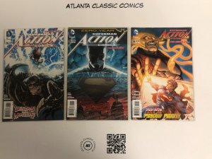 3 DC Comic Books Action Comics #24 25 26  Batman  Superman 128 KE1