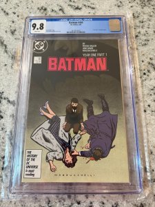 Batman # 404 CGC Graded 9.8 DC Comic Book Year One Part 1 Frank Miller JH23