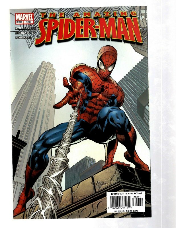 8 Amazing Spider-Man Marvel Comic Books # 516 517 518 519 520 521 522 523 RB27