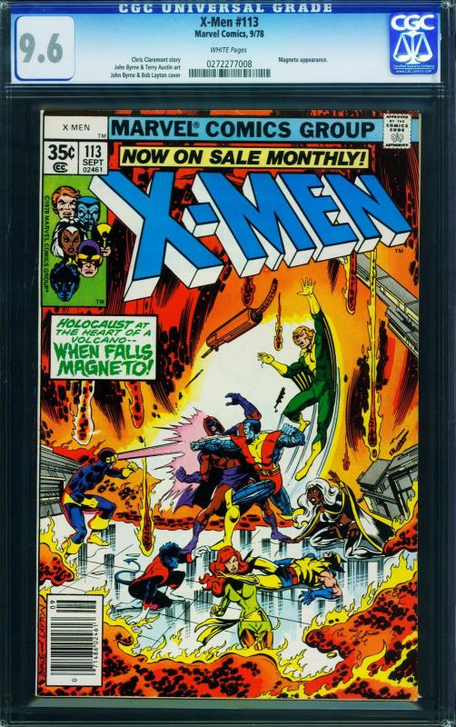 X-MEN #113 CGC GRADED 9.6 1978-Magneto  0272277008