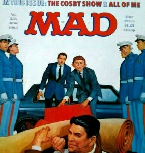 MAD Magazine June 1985 # 255 Ronald Regan All Of Me Movie The Cosby Show Parody 