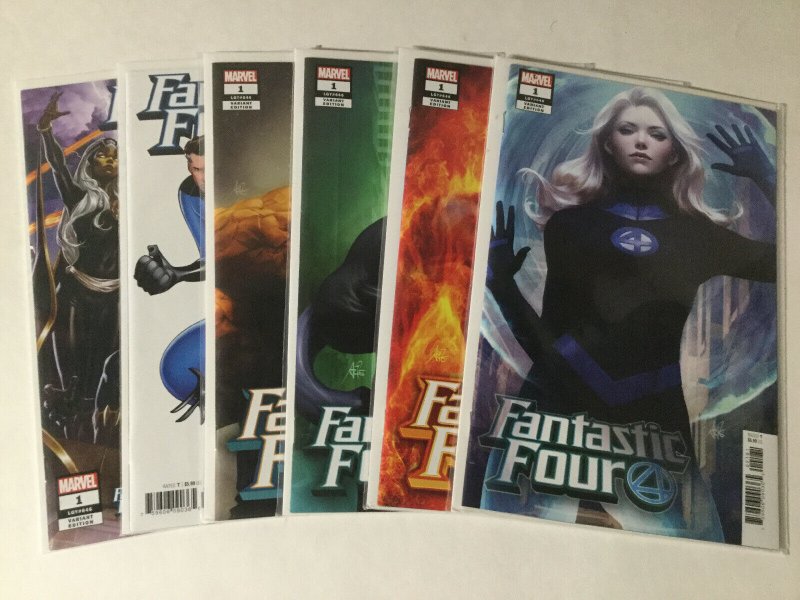 Fantastic Four 6 Issue 1 Variant Lot Nm Near Mint Marvel Comics