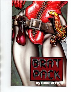 Brat Pack #1 2 3 4 & 5 Complete Set - Superhero Parody - Veitch - 1990 - VF/NM
