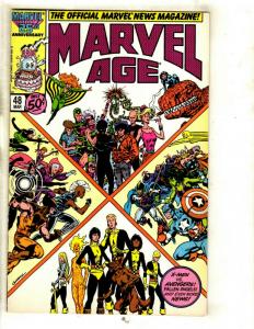 10 Marvel Age Marvel Comics # 40 41 42 44 45 46 47 48 49 50 Stan Lee NP10