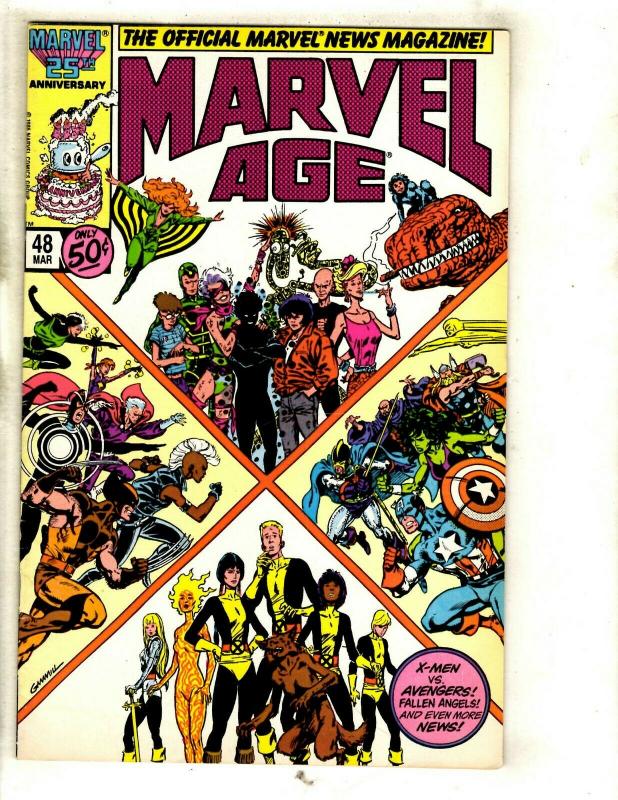 10 Marvel Age Marvel Comics # 40 41 42 44 45 46 47 48 49 50 Stan Lee NP10