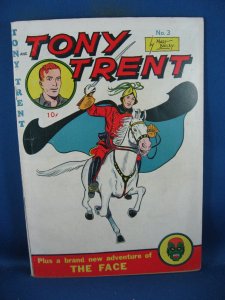TONY TRENT 3 F VF  THE FACE APPEARANCE 1948