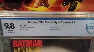 Batman: Dark Knight Returns #3 - CBCS 9.8 - Part 3 of 4