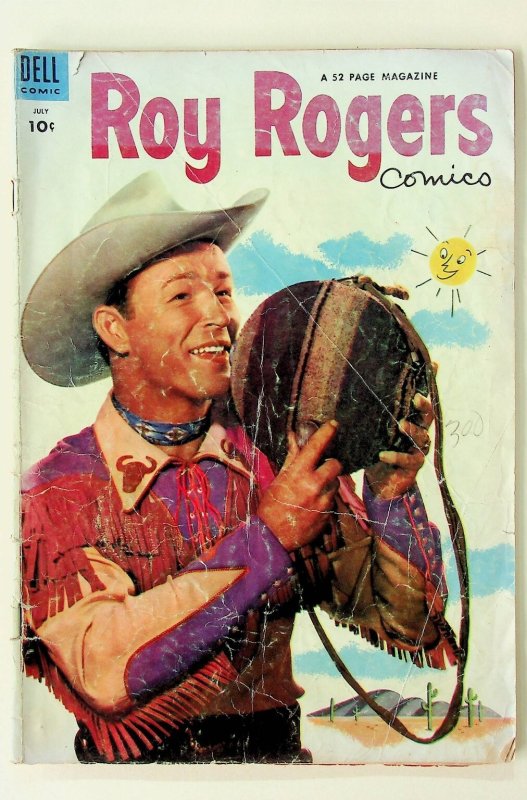 Roy Rogers Comics #67 Dell Comic Golden Age Western 10 Cent