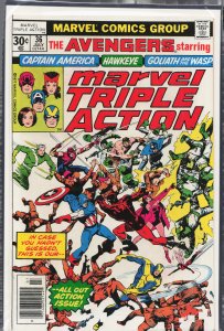 Marvel Triple Action #36 (1977) The Avengers