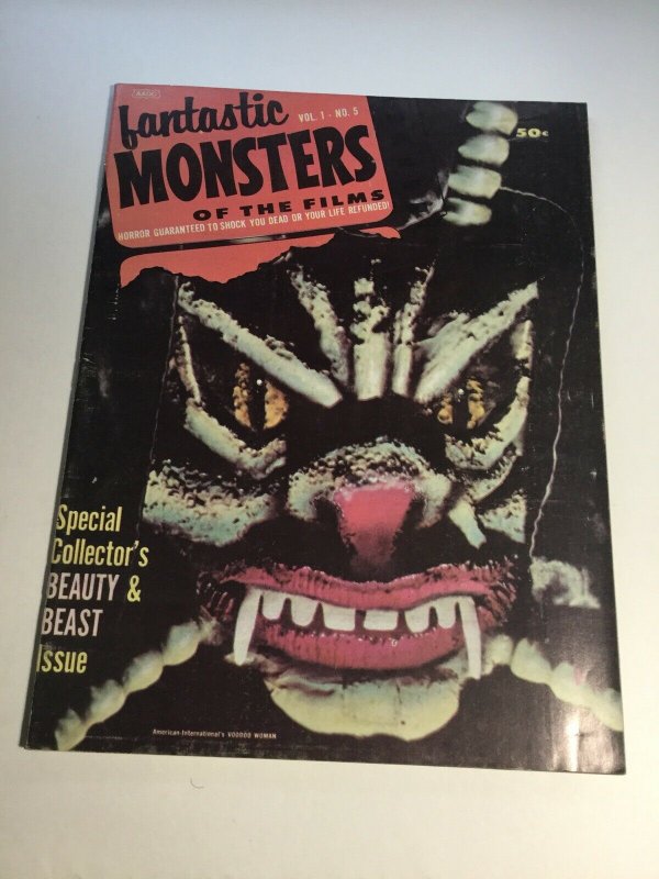 Fantastic Monsters Of The Films 5 Fn Fine 6.0 Magazine