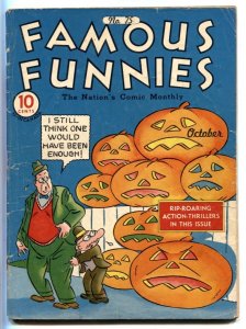 Famous Funnies #75 1940- Halloween cover- Buck Rogers G/VG
