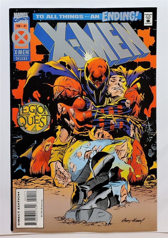 X-Men (2nd Series) #41 Deluxe edition (Feb 1995, Marvel) FN/VF