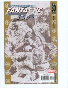 Ultimate Fantastic Four #30, Land Sketch variant, 1st cover of Marvel Zombies