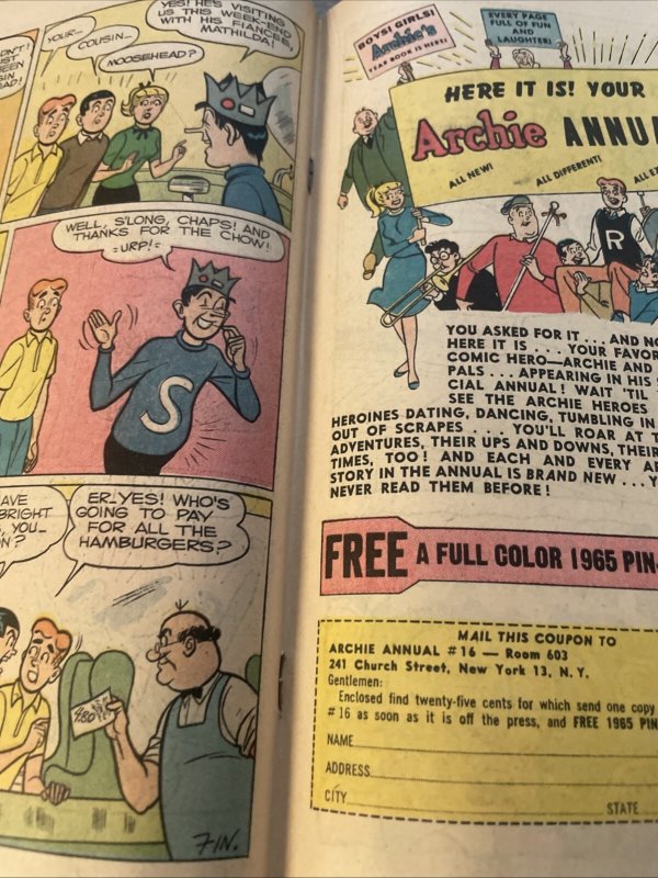 Pep Comics #171 1964 Archie