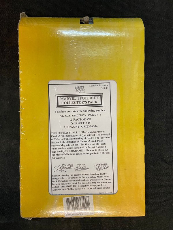 MARVEL SPOTLIGHT X-MEN COLLECTORS PACK FATAL ATTRACTIONS #1-3 SEALED NM