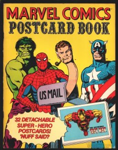 Marvel Comics Postcard Book 1978-32 Marvel Super-Hero postcards-Gene Colon-Di...