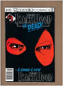 The Black Hood #2 Newsstand Impact Comics 1992 VF+ 8.5