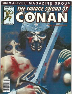 Savage Sword of Conan #62 Marvel Comics Magazine 1981 VF-