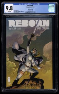 Reborn #1 CGC NM/M 9.8 White Pages Cassady Variant Greg Capullo Art!