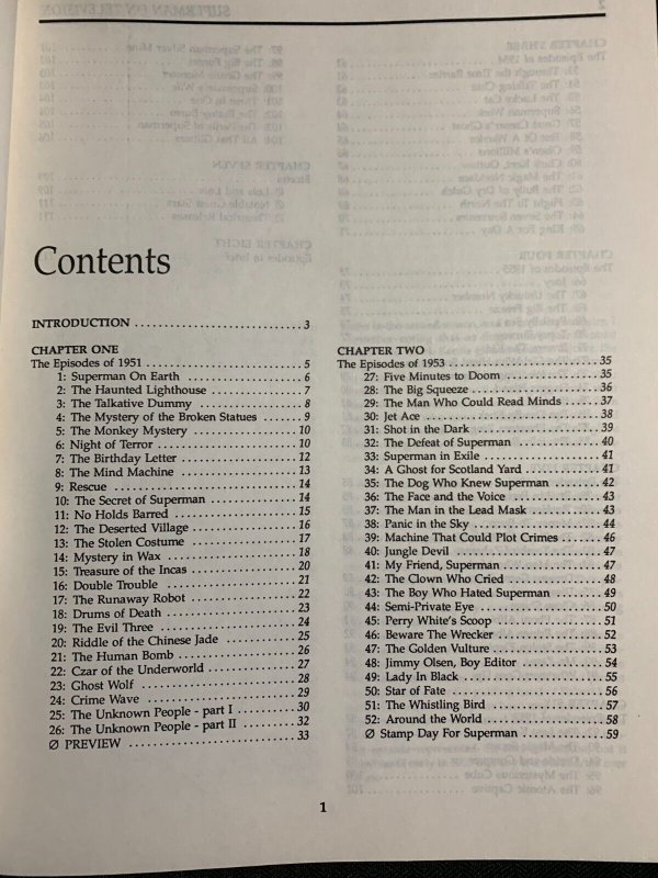 1988 SUPERMAN ON TELEVISION by Michael Bifulco SC VF 8.0 1st Printing 122pgs