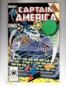 Captain America #314 (1986)  ***FLAT-RATE SHIPPING!***  See More !!!  / EBI#1