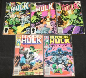 Marvel Copper Age INCREDIBLE HULK 17pc Mid Grade Comic Lot FN-VF Avengers