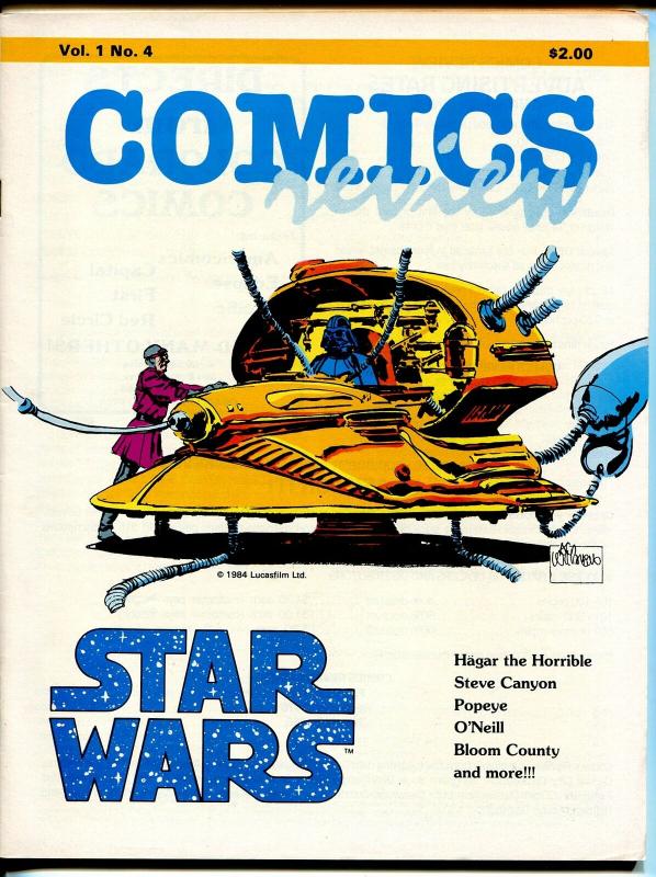 Comics Review #4 1984-Star Wars-Bloom County-Hagar-Steve Canyon-VF