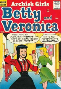 Archie's Girls Betty And Veronica #34 FAIR ; Archie | low grade comic January 19