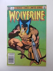 Wolverine #4 (1982) FN- condition moisture damage