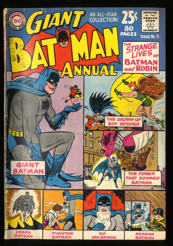 Batman Annual #5 VG- 3.5