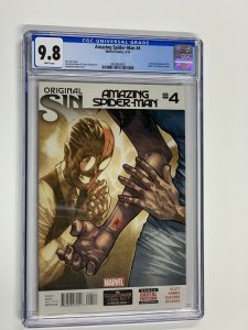Amazing Spider-man 4 cgc 9.8 wp 2014 1st silk marvel
