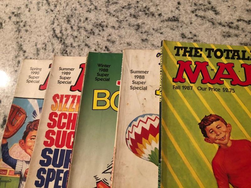 5 Mad Magazines Super Specials Fall 87' Summer 88' 89' Winter 88' Spring 90' JW1