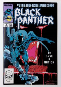 Black Panther (Ltd. Series) #3 (Sept 1988, Marvel) 7.5 VF-