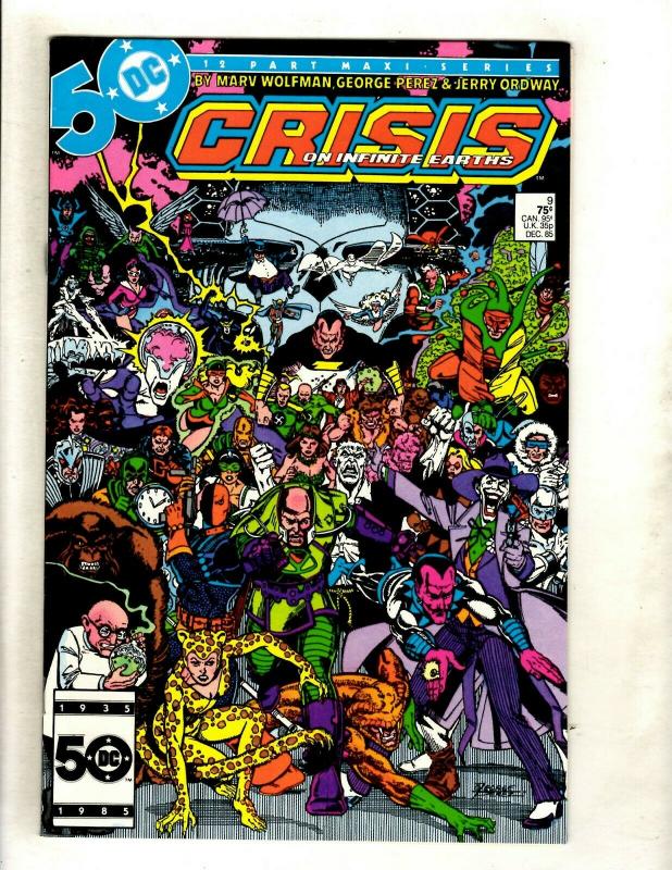 Crisis On Infinite Earths Complete DC Comics # 1 2 3 4 5 6 7 8 9 10 11 12 NM GK5