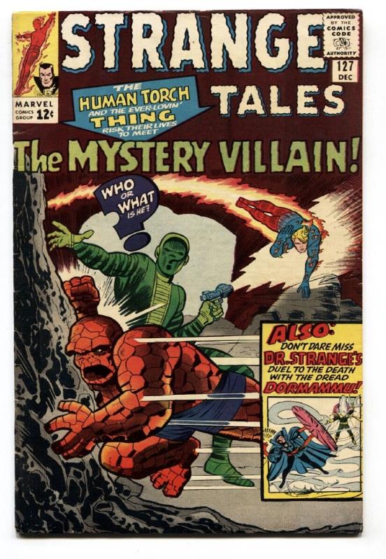 STRANGE TALES #127-HUMAN TORCH-THING-DR. STRANGE 1964 fn-