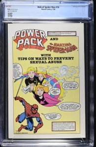 Web of Spider-Man #16 (7/86) Graded CGC 9.8
