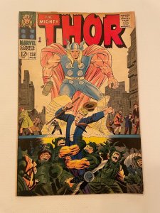 The Mighty Thor # 138 VF- Marvel Comic Book Loki Sif Odin Asgard 21 LI2