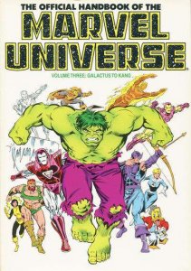 Official Handbook of the Marvel Universe (1985 series) Trade Paperback #3, NM...