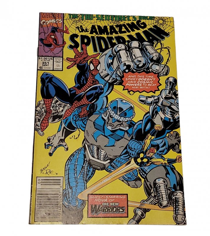 Amazing Spiderman 351 Newstand