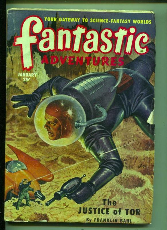 Fantastic Adventures-Pulp-1/1951-Franklin Bohl-Gilbert Grant-John W. Jakes