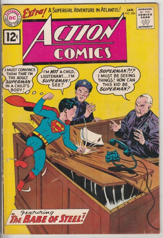 Action Comics #284 (Jan-62) VF/NM High-Grade Superman