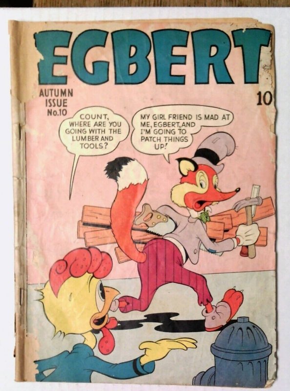 Egbert #10 (Autumn 1948, Quality Comics) P   