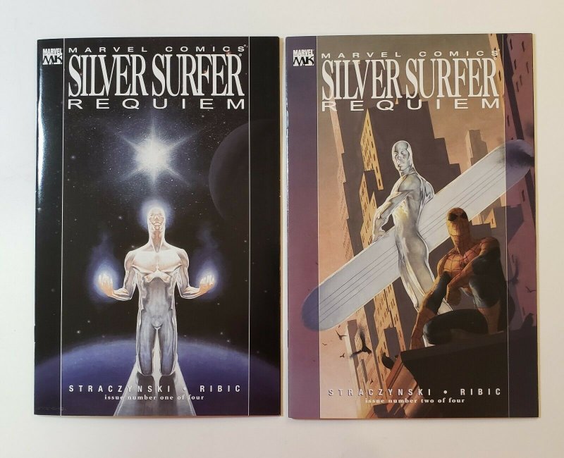 Silver Surfer Requiem #1-4 Complete Set Marvel Comics 2007 VF/NM Or Better 