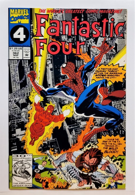 Fantastic Four #362 (March 1992, Marvel) VF/NM