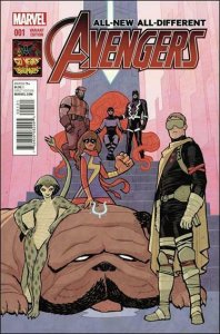 All New All Different Avengers #1 Vecchino 1:20 Variant Ms Marvel Inhumans
