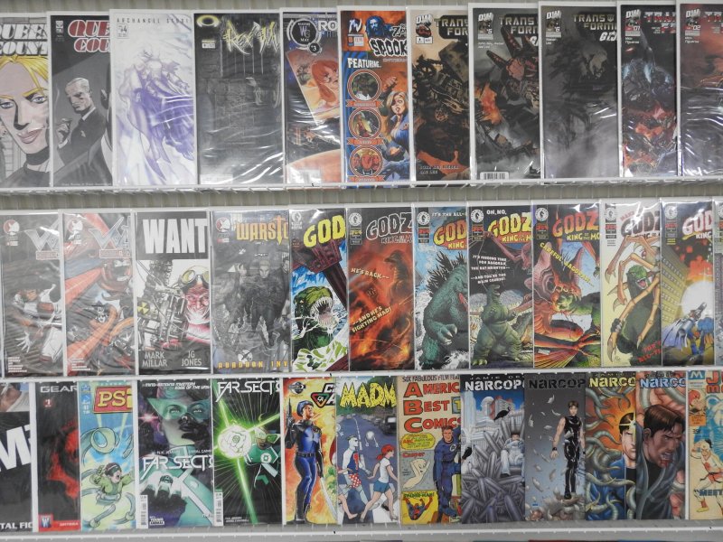 Huge Lot of 140+ Comics W/ G.I. Joe, Godzilla, Transformers Avg. VF+ Condition