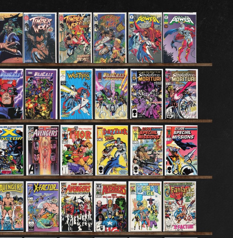 Huge Lot 150+ Comics with The Avengers, Thor, Will To Power, X-Factor & More!