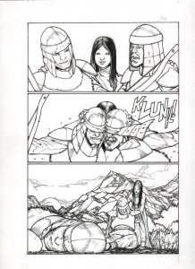 Mulan One Shot page 30  Published art by ALEX SANCHEZ Disney